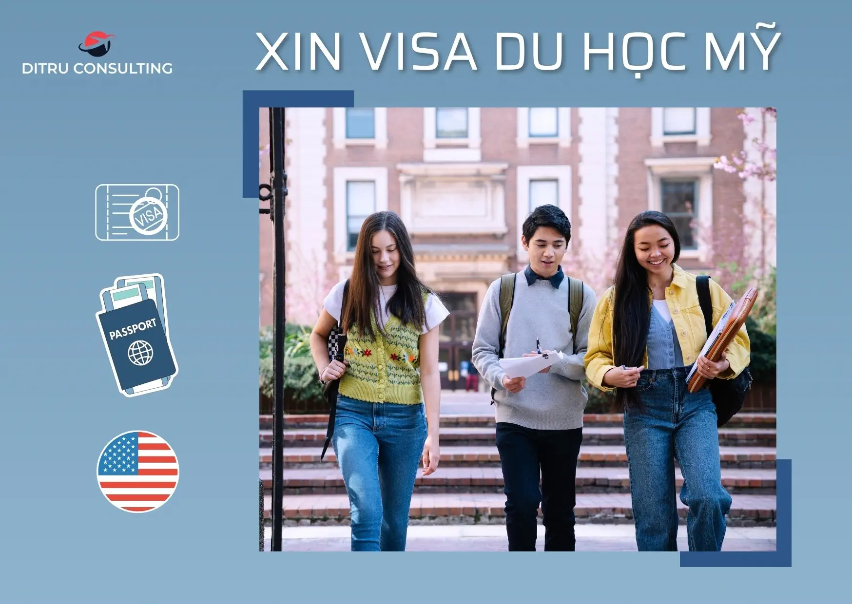 Xin Visa Du Học Mỹ