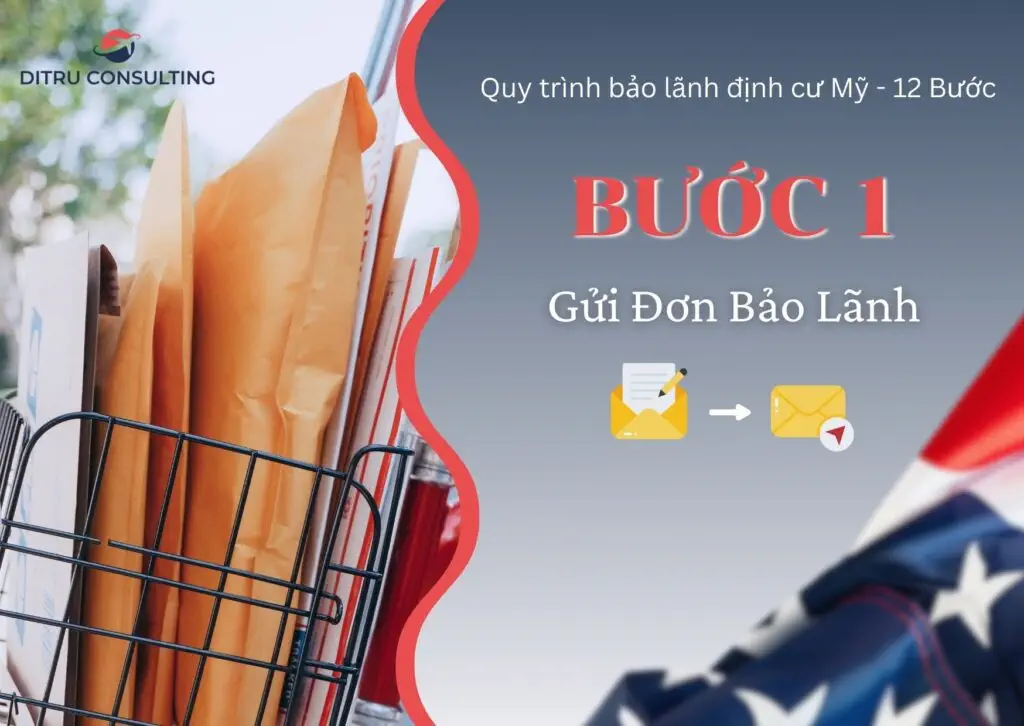 Bước 1 - Gửi đơn bảo lãnh người thân sang định cư Mỹ