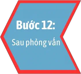 bước 12 - Sau phỏng vấn