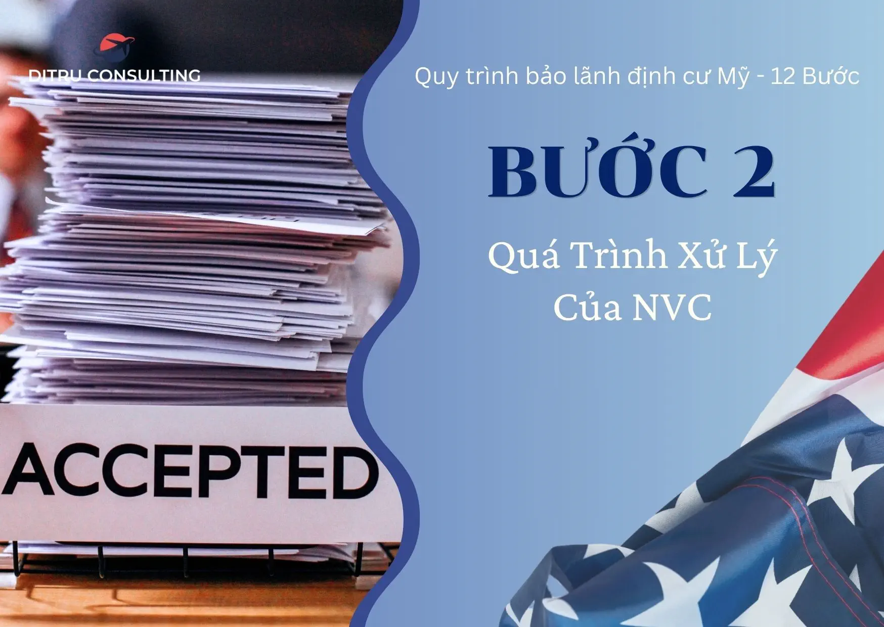 Bước 2 Quá trình xử lý hồ sơ xin bão lãnh người thân định cư Mỹ của NVC