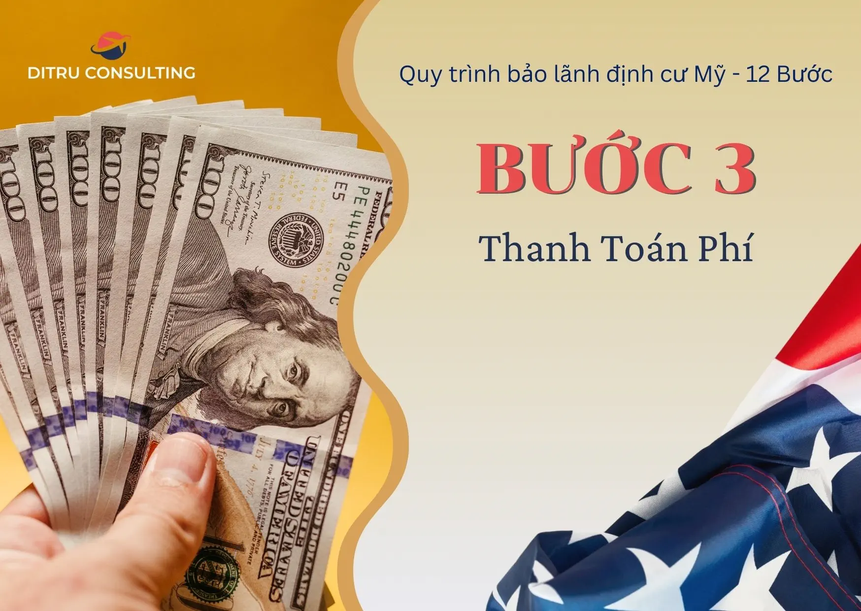 Bước 3 thanh toán phí xử lý hồ sơ xin bảo lãnh