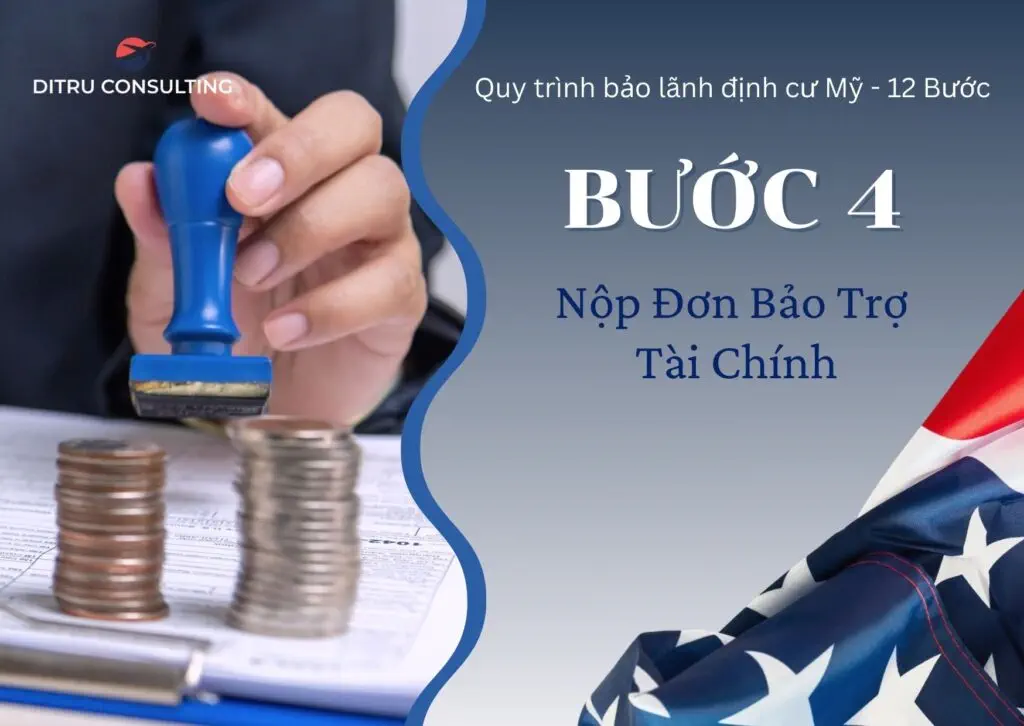 bước 4 nộp đơn bảo trợ tài chính