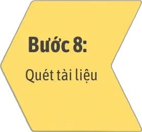 bước 8 quét tài liệu