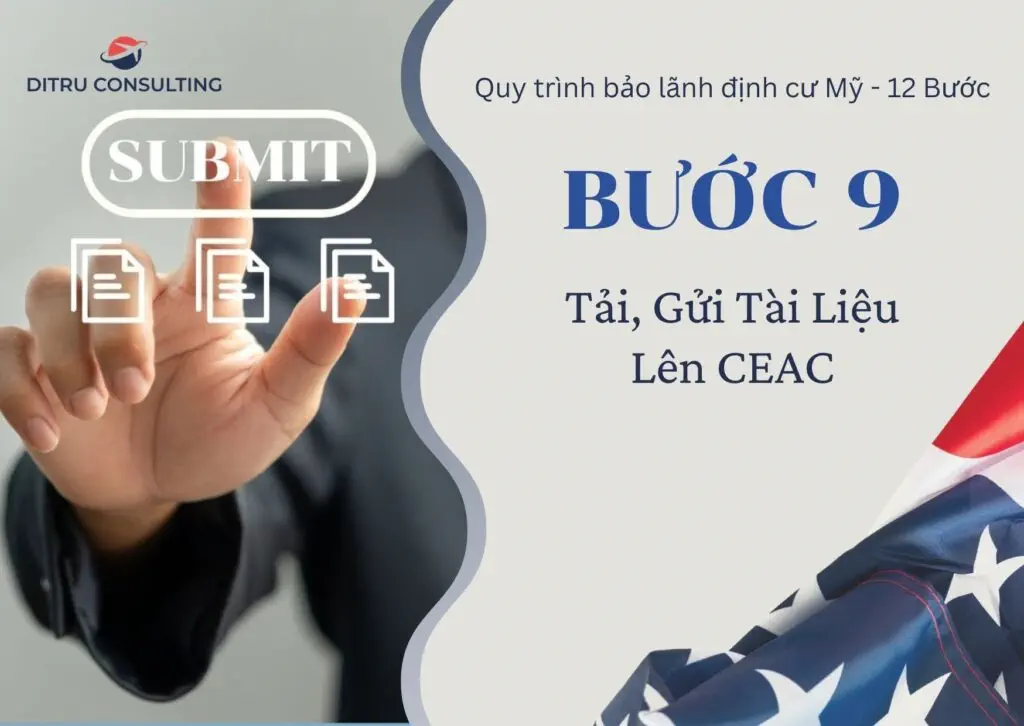 Bước 9 Tải, gửi tài liệu lên CEAC