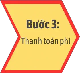 bước 3 - thanh toán phí