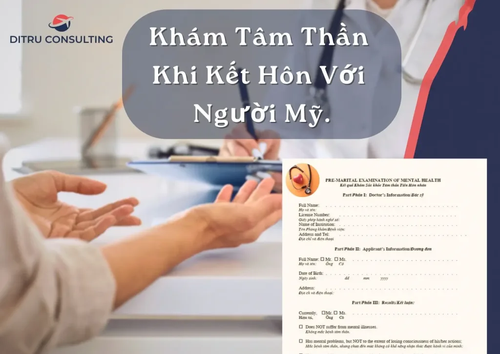 Khám tâm thần khi kết hôn với người Mỹ tại Việt Nam
