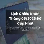Lịch chiếu khán Mỹ tháng 5 2025