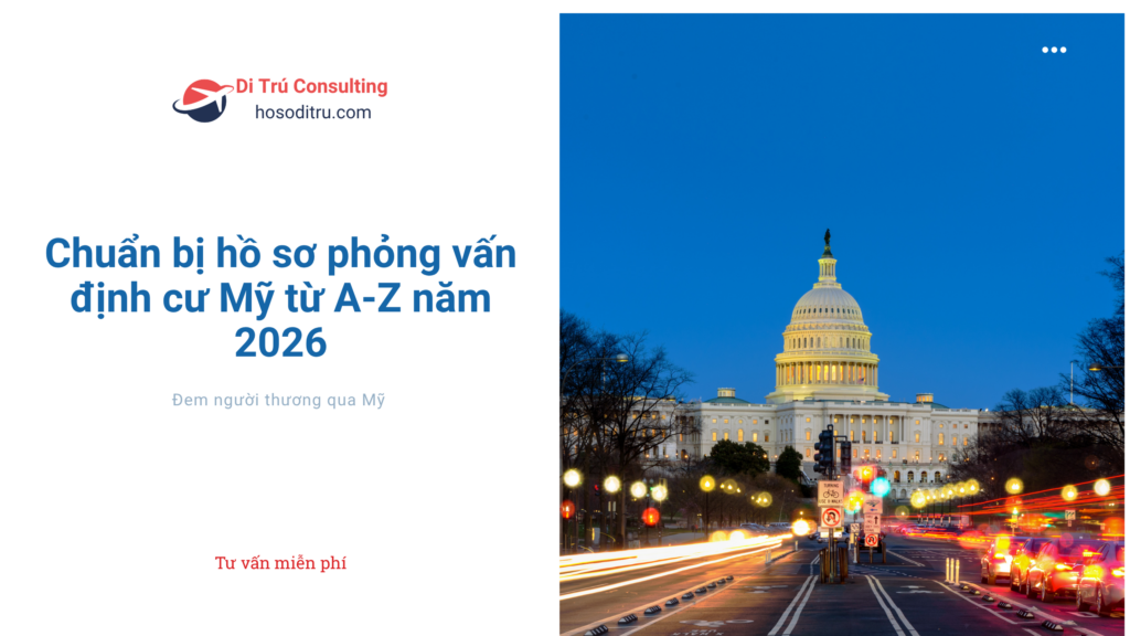 sắp xếp hồ sơ phỏng vấn định cư mỹ