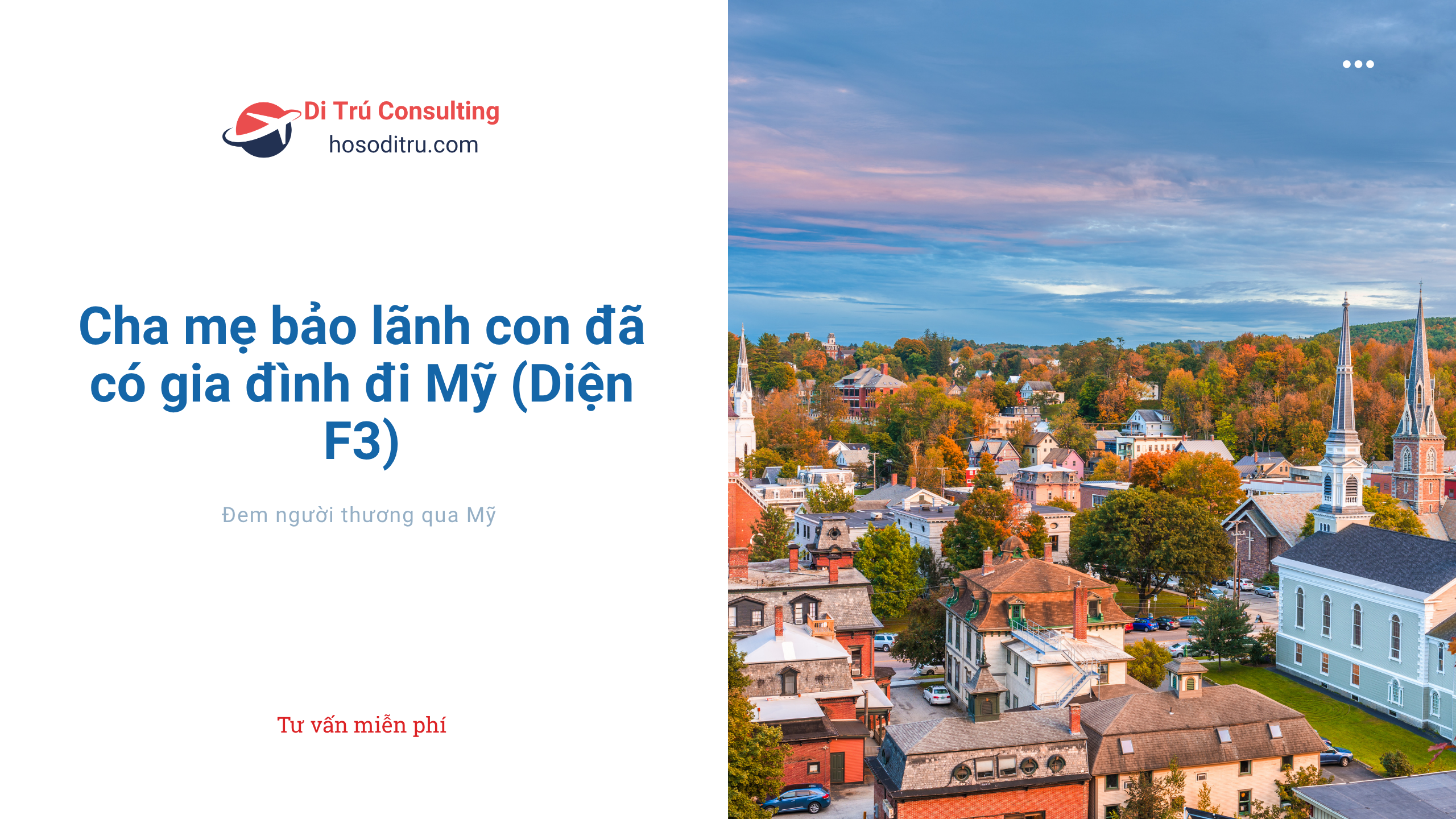 cha mẹ bảo lãnh con có gia đình đi mỹ